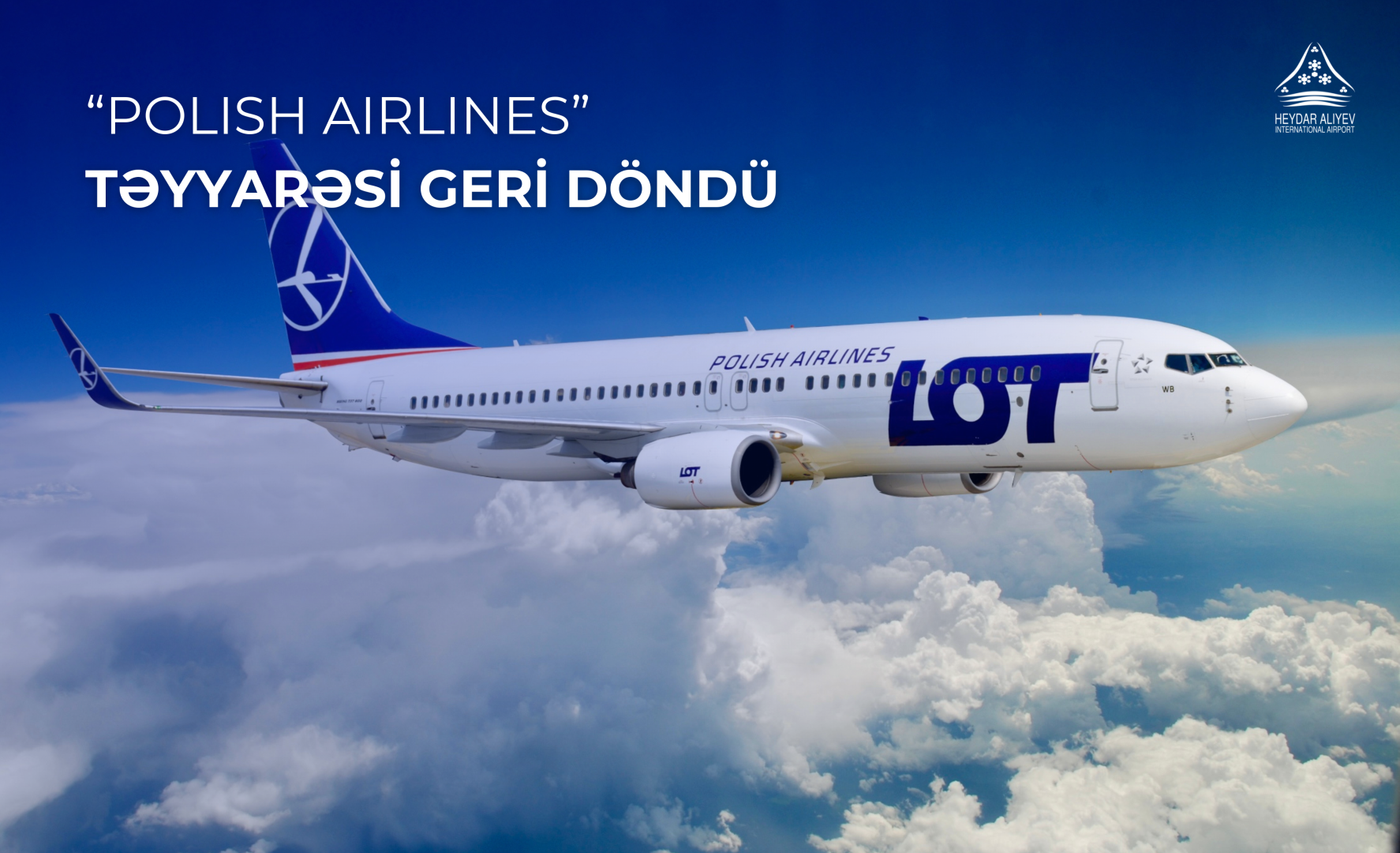 LOT Airlines aircraft makes emergency return to Baku
