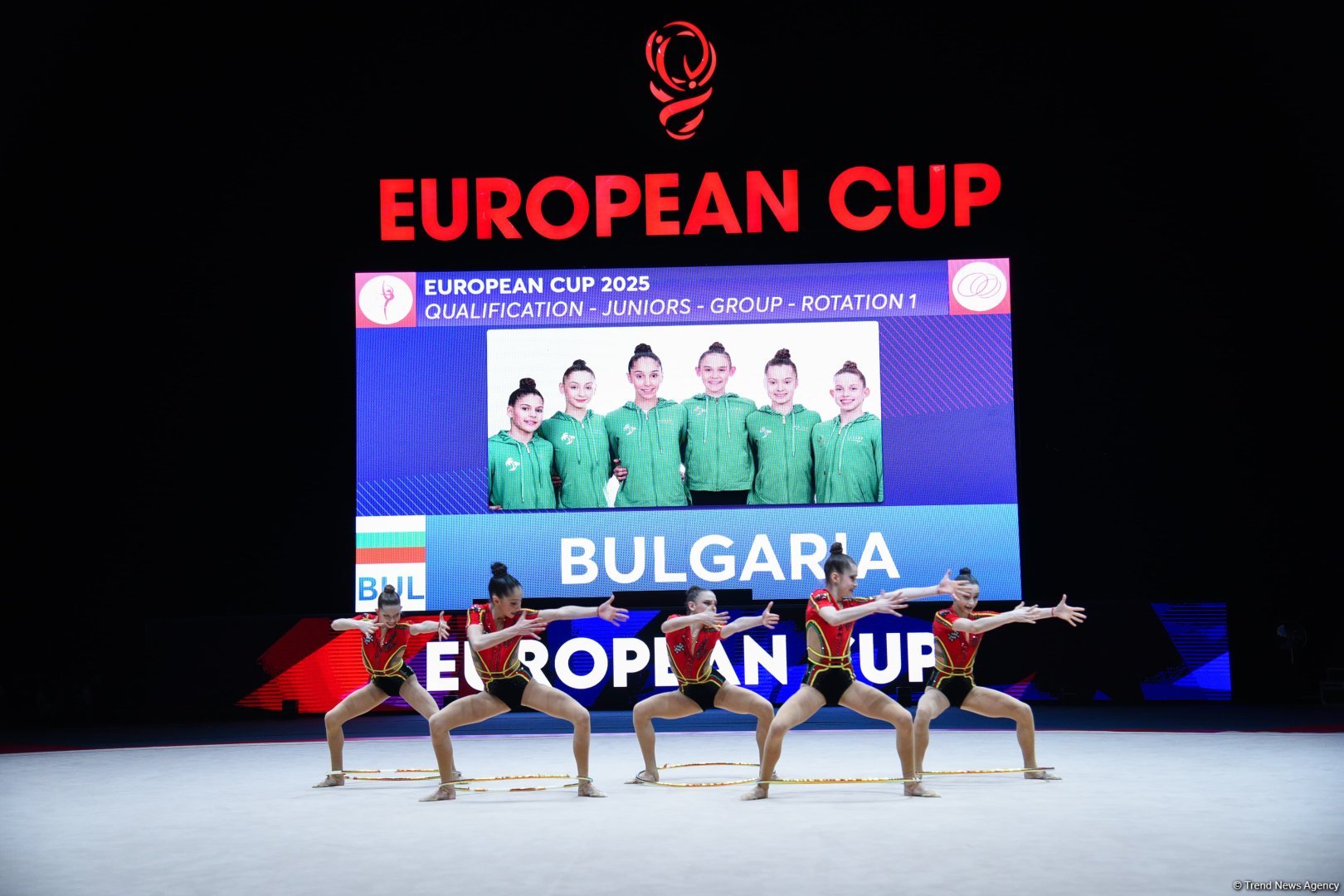 Third day of European Rhythmic Gymnastics Cup kicks off in Azerbaijan's Baku (PHOTO)