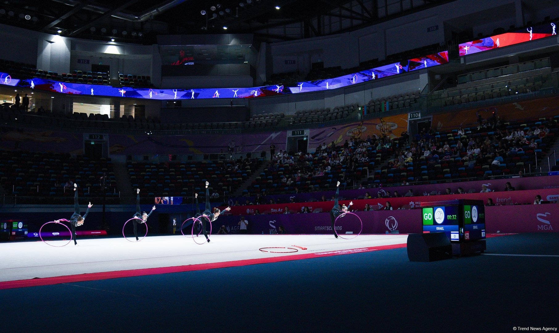 Third day of European Rhythmic Gymnastics Cup kicks off in Azerbaijan's Baku (PHOTO)