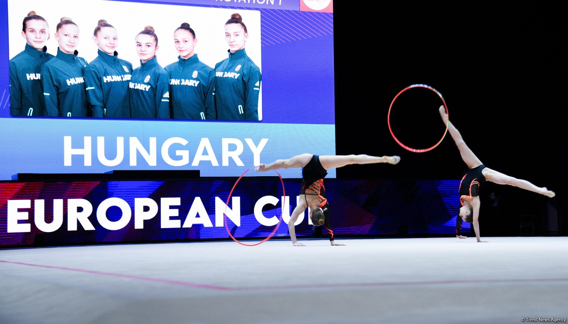 Third day of European Rhythmic Gymnastics Cup kicks off in Azerbaijan's Baku (PHOTO)