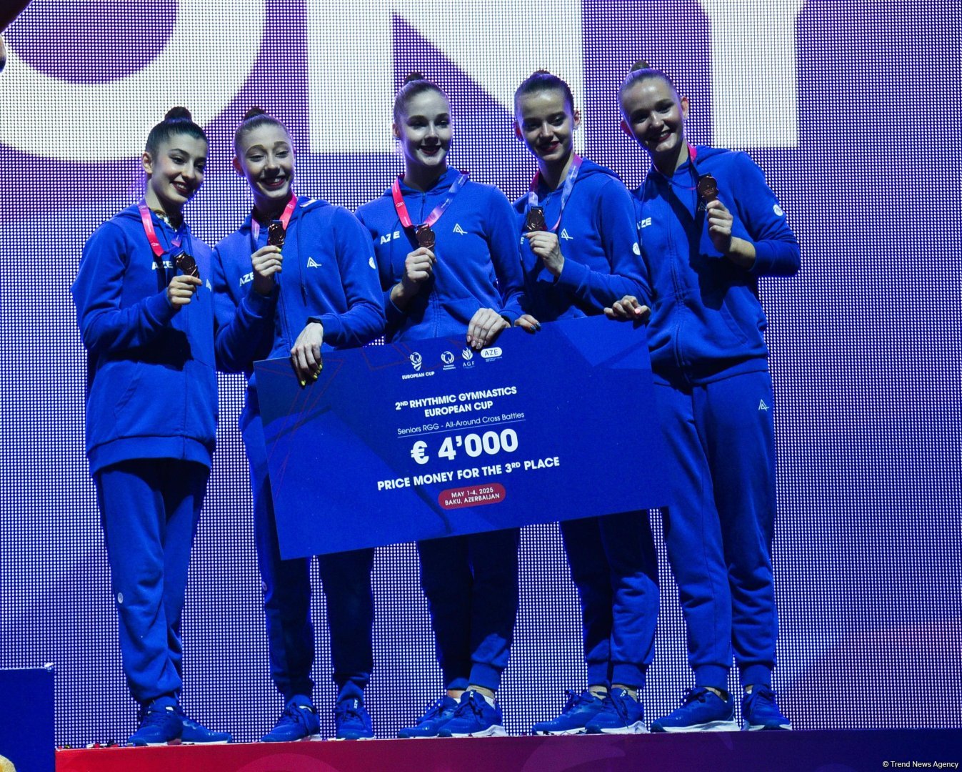 Azerbaijani team wins bronze medal at European Rhythmic Gymnastics Cup (PHOTO)