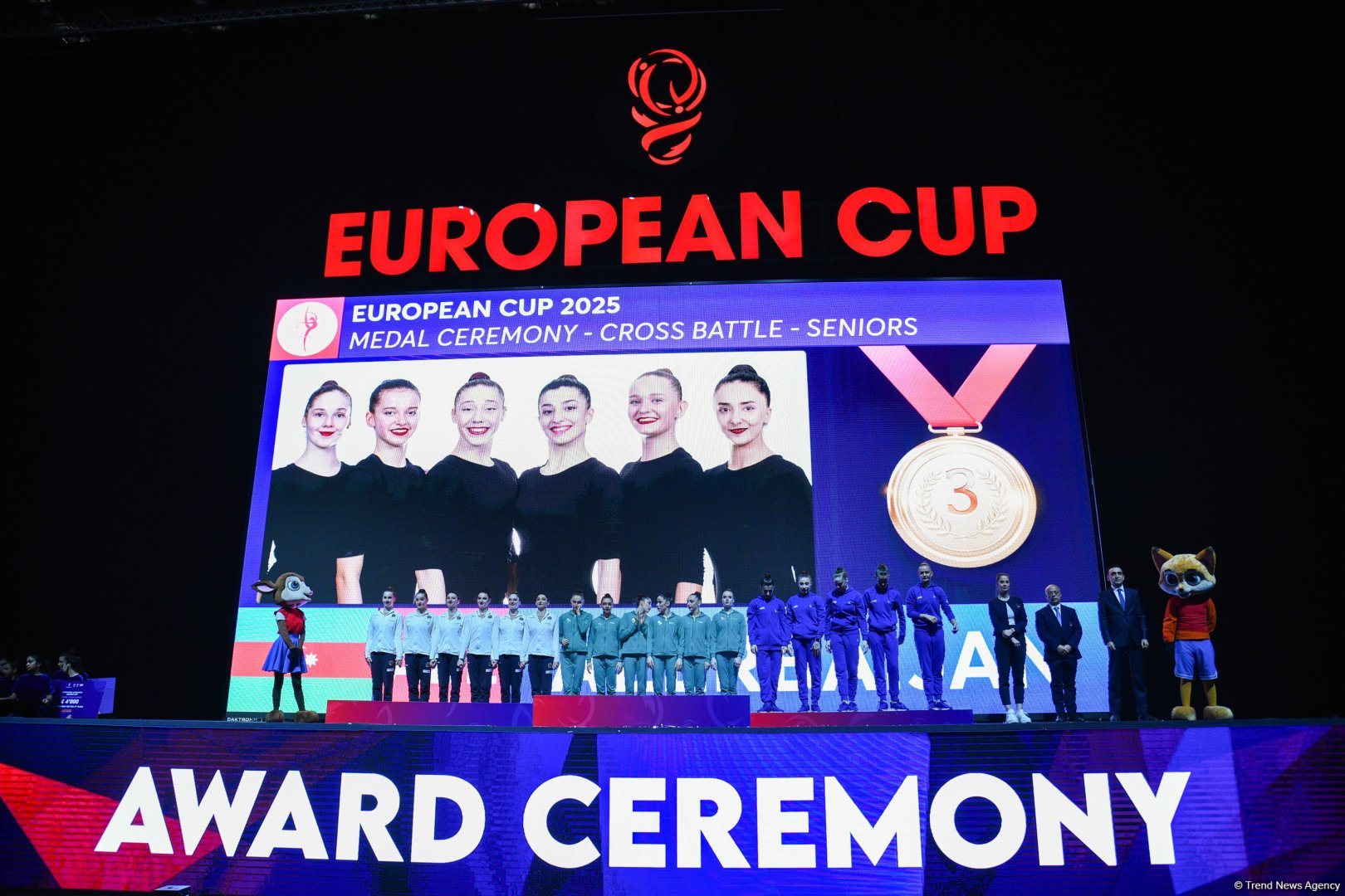Azerbaijani team wins bronze medal at European Rhythmic Gymnastics Cup (PHOTO)