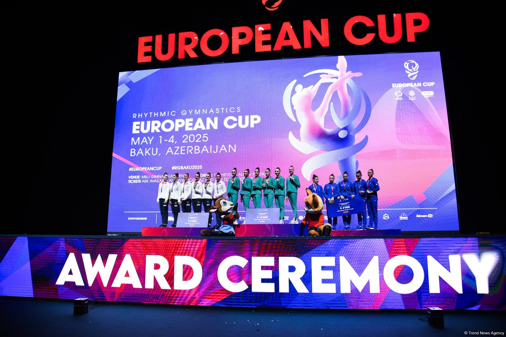 Azerbaijani team wins bronze medal at European Rhythmic Gymnastics Cup (PHOTO)