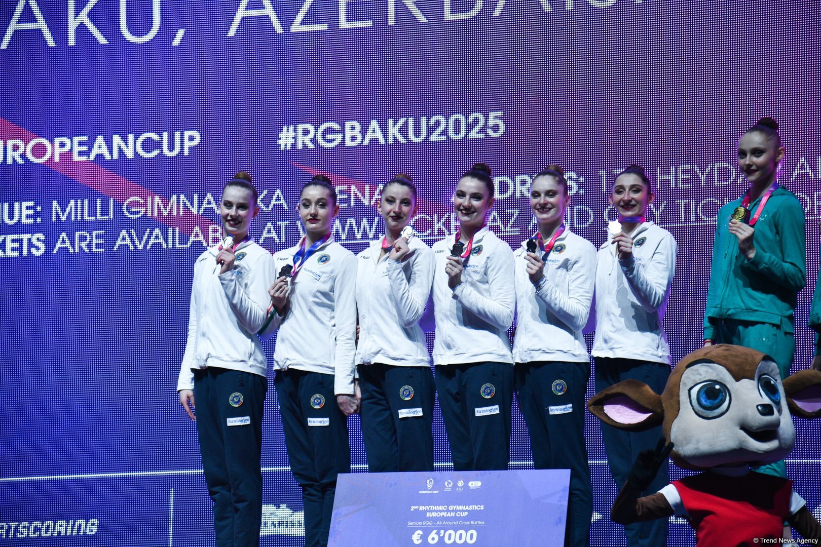 Azerbaijani team wins bronze medal at European Rhythmic Gymnastics Cup (PHOTO)
