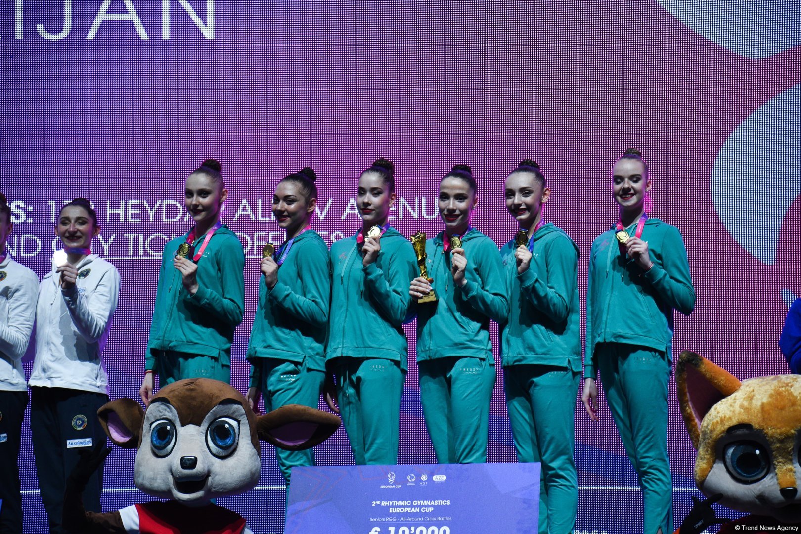 Azerbaijani team wins bronze medal at European Rhythmic Gymnastics Cup (PHOTO)