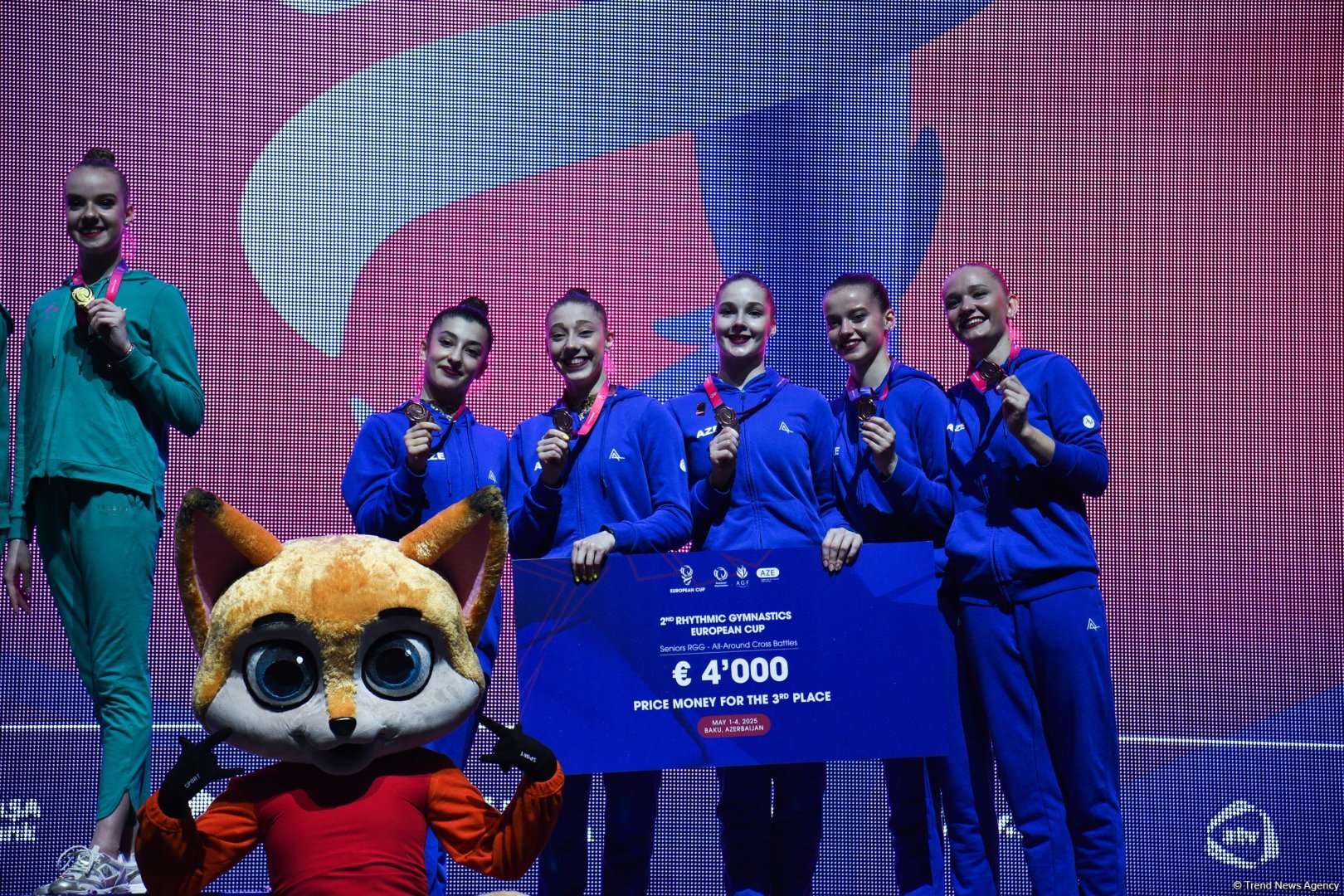 Azerbaijani team wins bronze medal at European Rhythmic Gymnastics Cup (PHOTO)