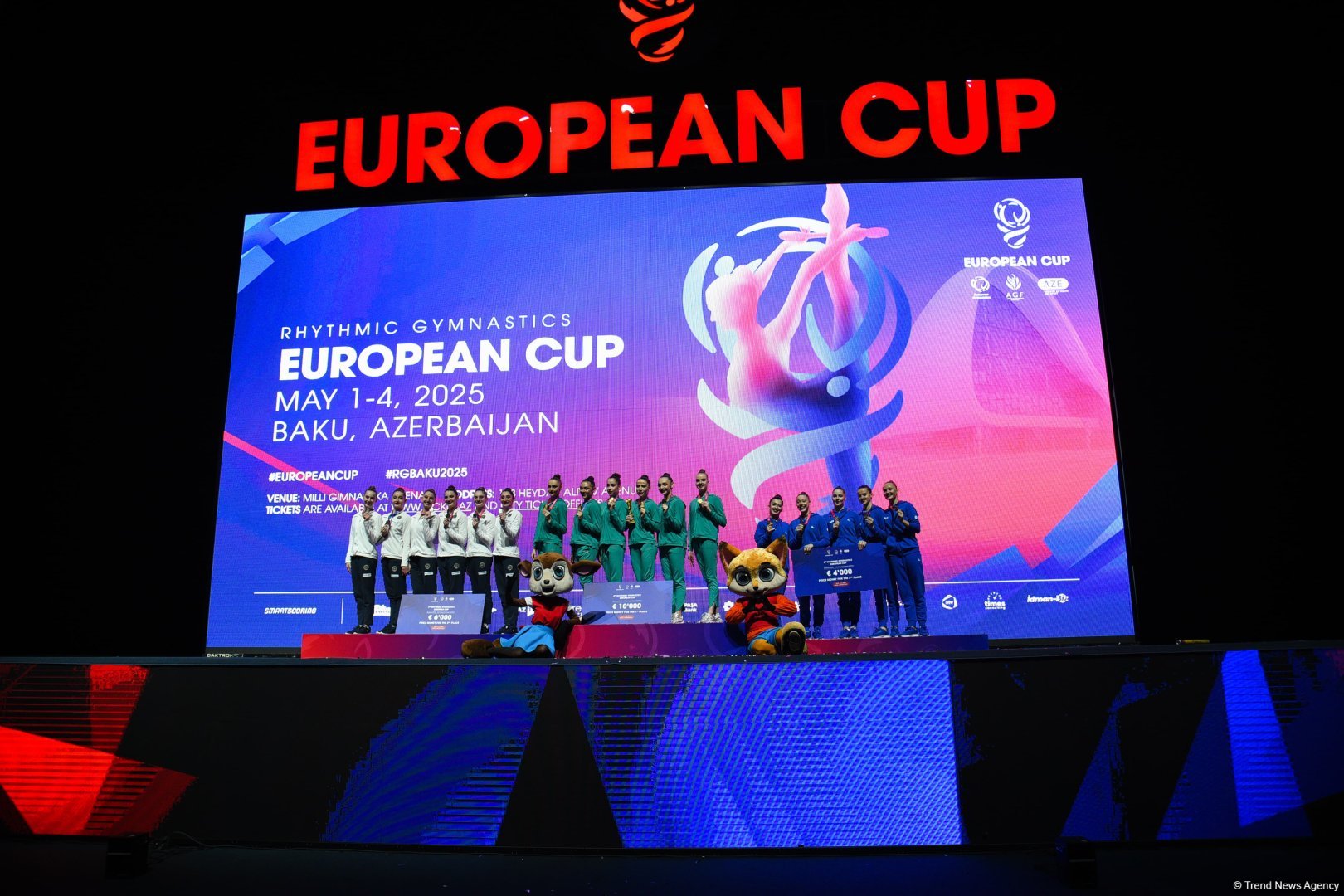 Azerbaijani team wins bronze medal at European Rhythmic Gymnastics Cup (PHOTO)