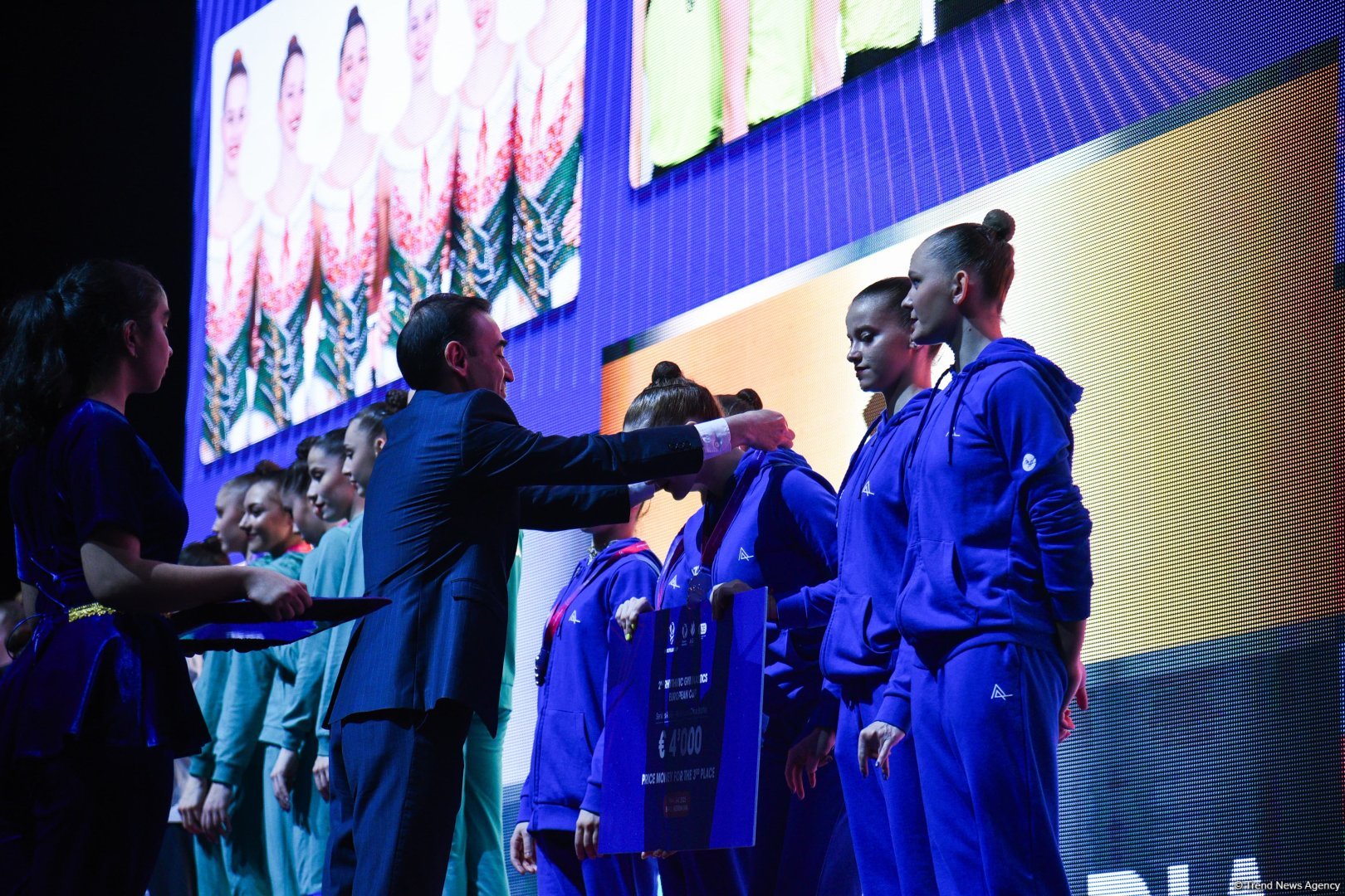 Azerbaijani team wins bronze medal at European Rhythmic Gymnastics Cup (PHOTO)
