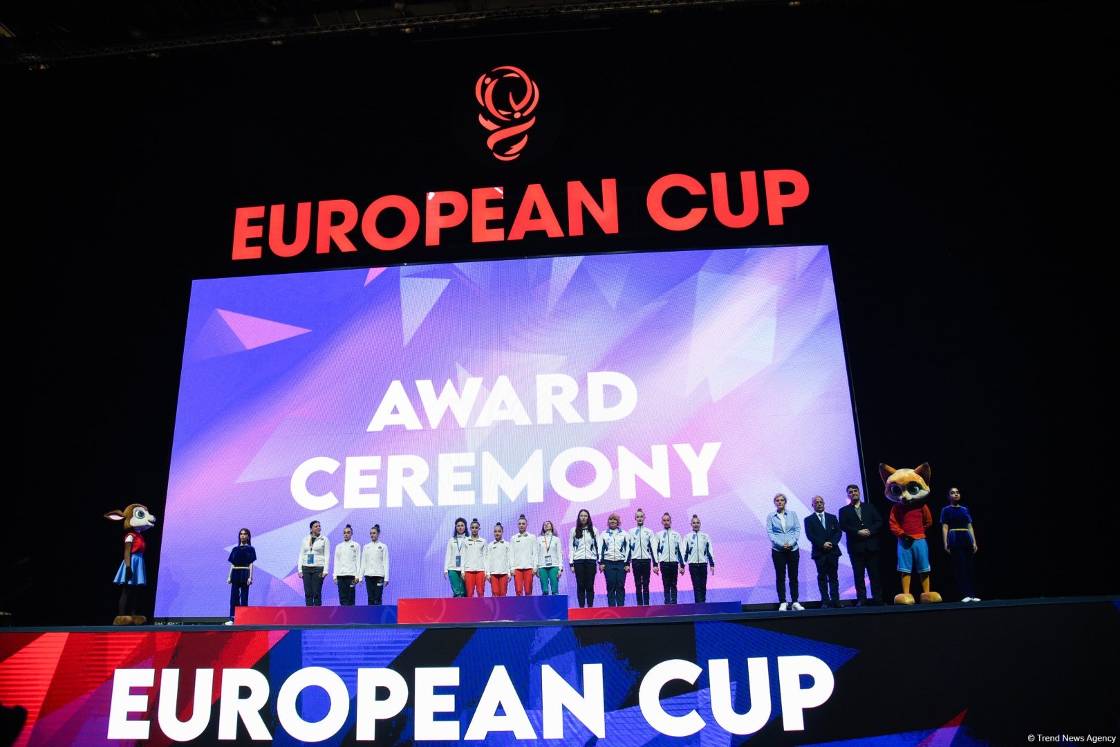 Winners of third day of the European Cup in Rhythmic Gymnastics in Baku awarded (PHOTO)