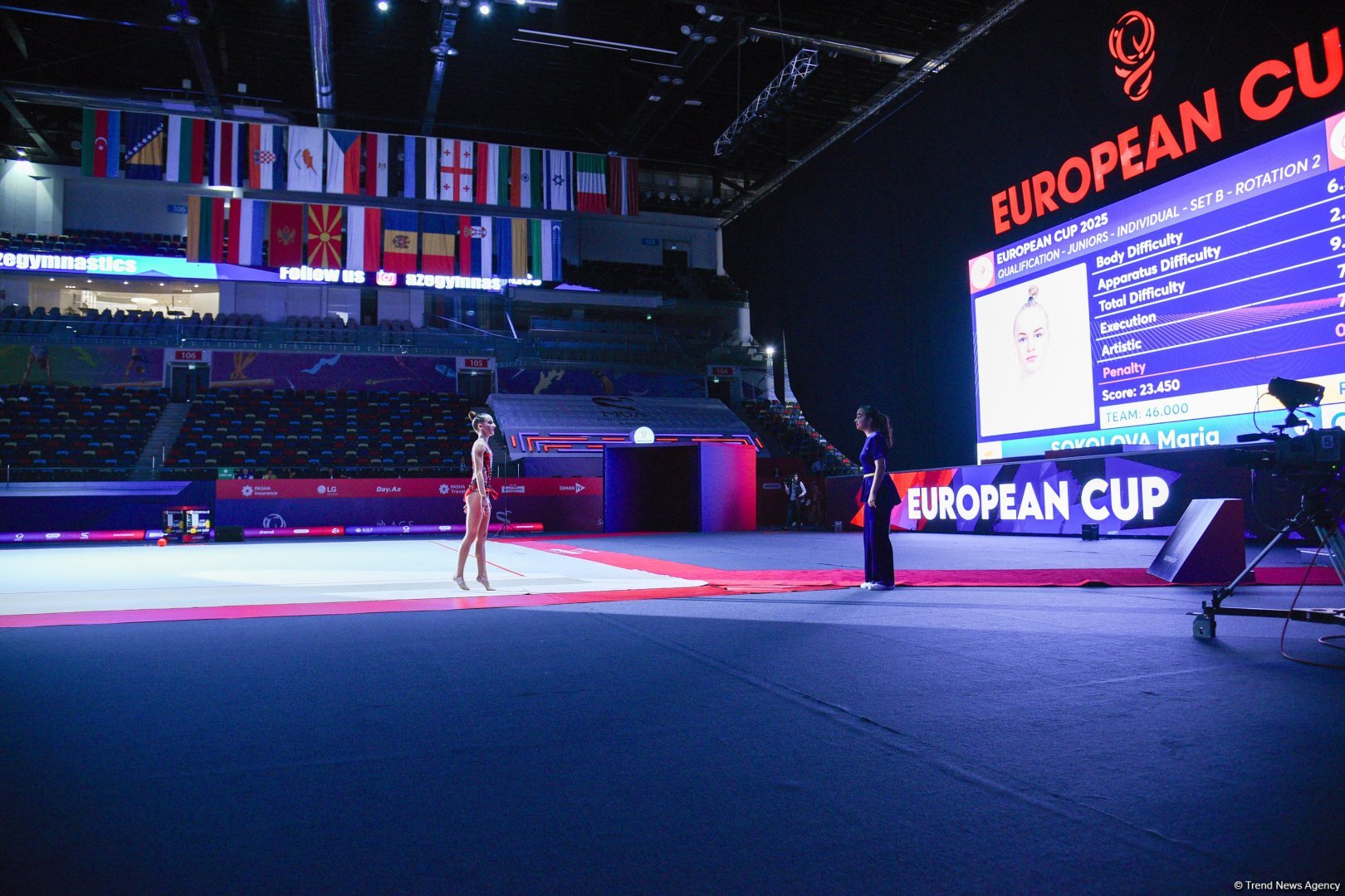 Winners of third day of the European Cup in Rhythmic Gymnastics in Baku awarded (PHOTO)