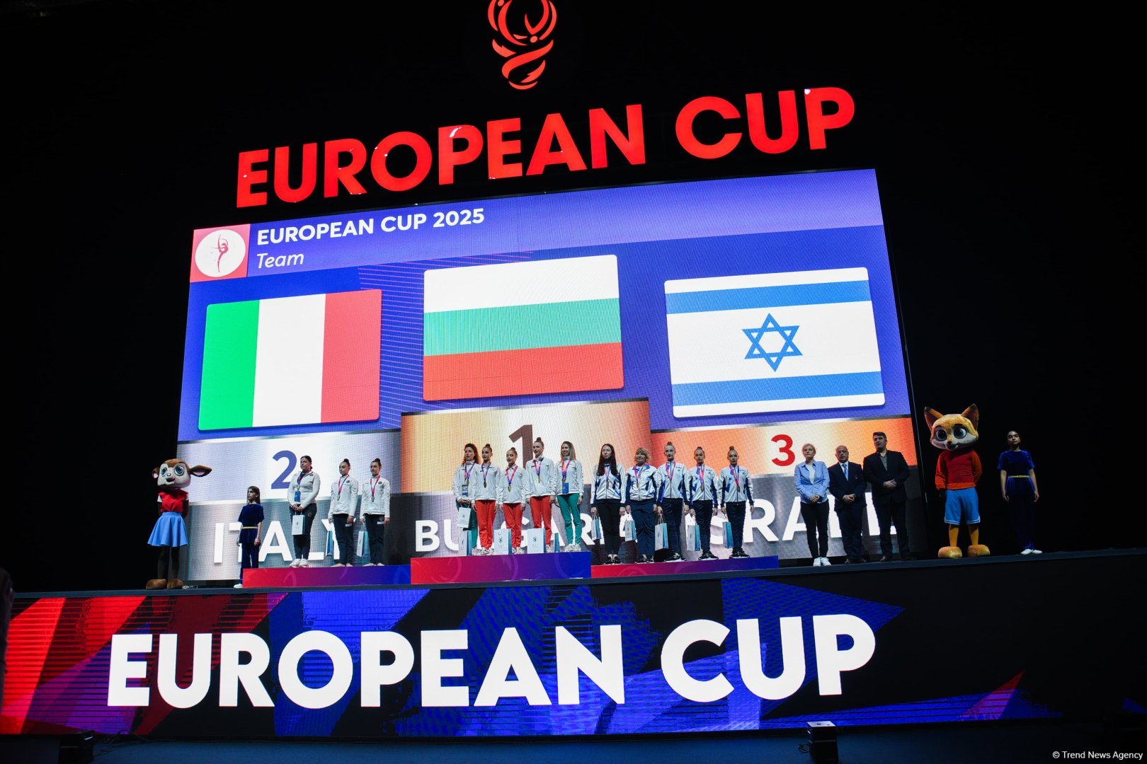 Winners of third day of the European Cup in Rhythmic Gymnastics in Baku awarded (PHOTO)