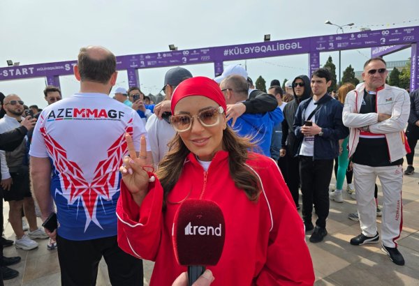 Baku Marathon brings together artists and athletes - Azerbaijani people’s artist