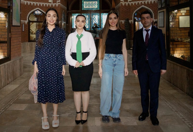 Vice President of Heydar Aliyev Foundation Leyla Aliyeva and Head of Baku Media Center Arzu Aliyeva continue Nakhchivan tour in Ordubad (PHOTO)