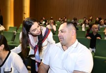 Heydar Aliyev Foundation VP Leyla Aliyeva and Head of Baku Media Center Arzu Aliyeva visit inclusive center to support creativity of vulnerable groups (PHOTO)
