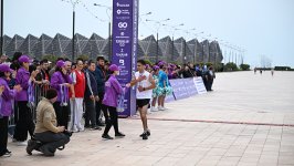 National Defense University's team participates in Baku Marathon (PHOTO/VIDEO)