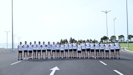 National Defense University's team participates in Baku Marathon (PHOTO/VIDEO)