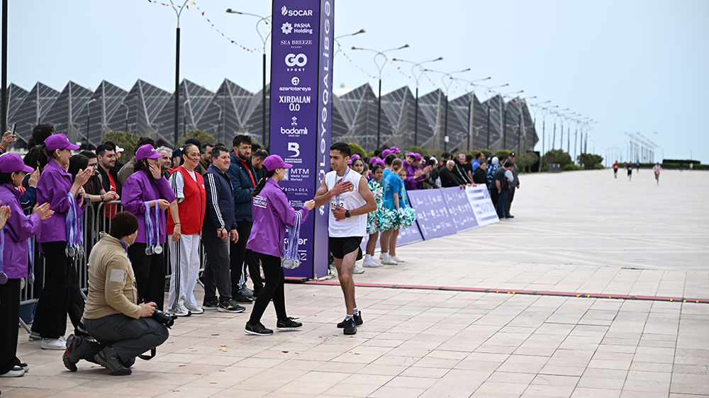 National Defense University's team participates in Baku Marathon (PHOTO/VIDEO)