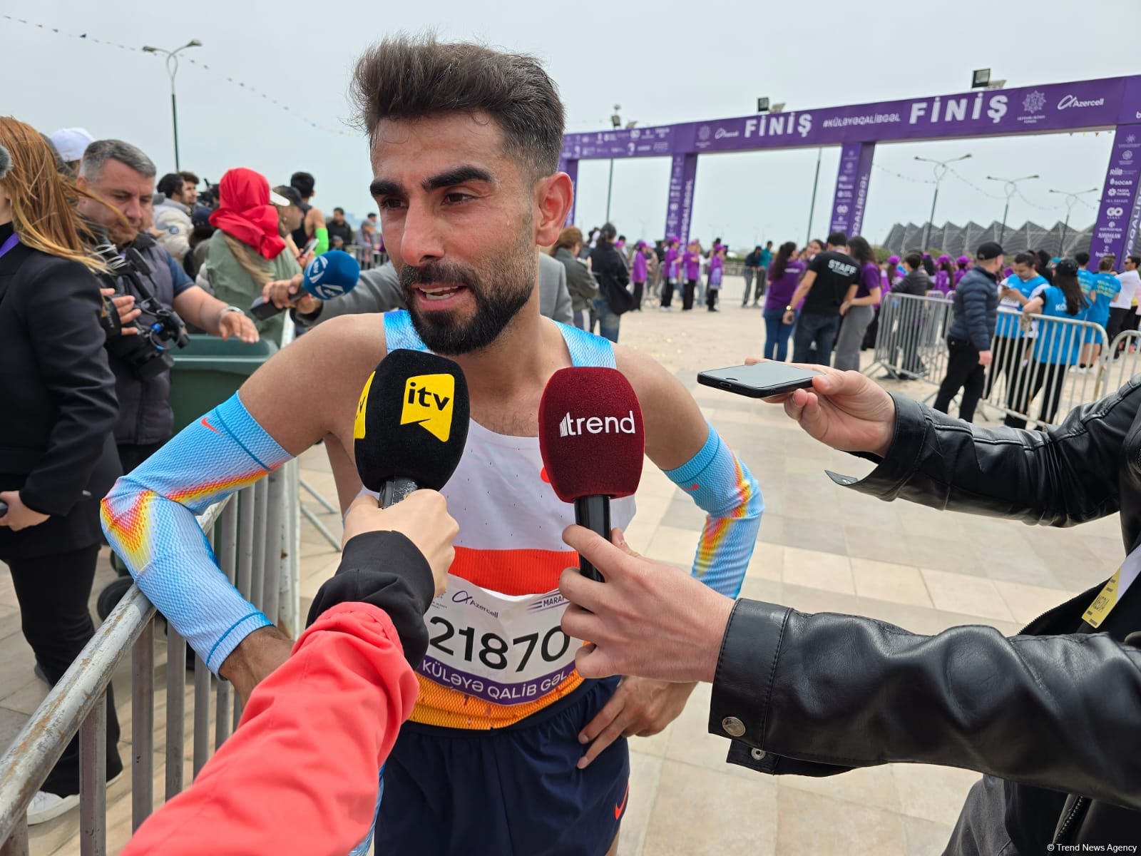 Türkiye's runner claims victory in Baku Marathon 2025