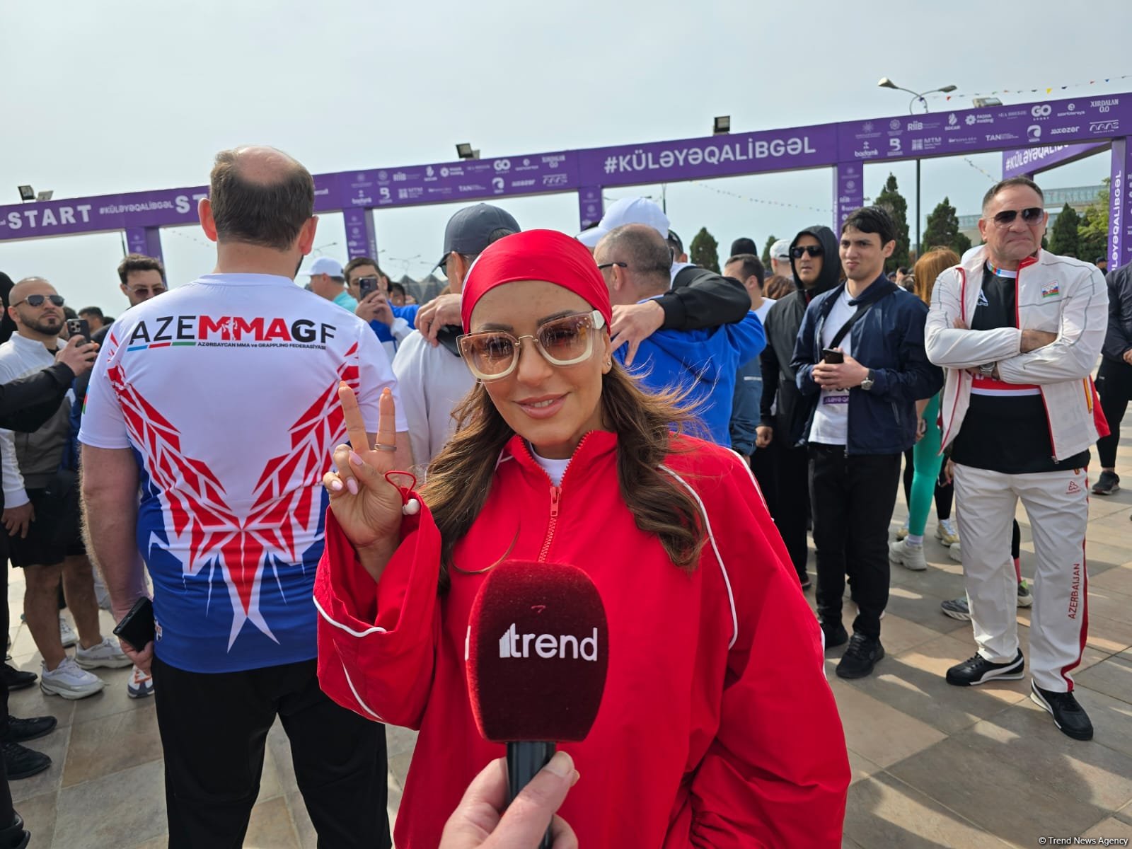 Baku Marathon brings together artists and athletes - Azerbaijani people’s artist