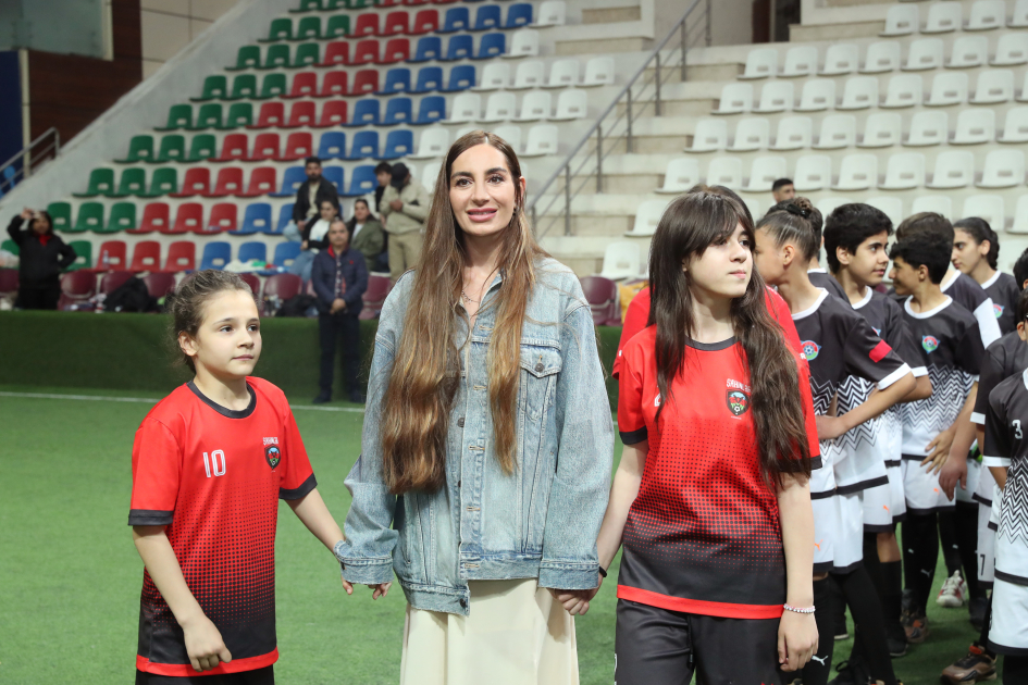 At the initiative of Heydar Aliyev Foundation VP Leyla Aliyeva and Head of Baku Media Center Arzu Aliyeva, a mini-football tournament was organized between teams of children from orphanages (PHOTO)