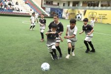 At the initiative of Heydar Aliyev Foundation VP Leyla Aliyeva and Head of Baku Media Center Arzu Aliyeva, a mini-football tournament was organized between teams of children from orphanages (PHOTO)