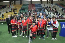 At the initiative of Heydar Aliyev Foundation VP Leyla Aliyeva and Head of Baku Media Center Arzu Aliyeva, a mini-football tournament was organized between teams of children from orphanages (PHOTO)