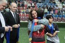 At the initiative of Heydar Aliyev Foundation VP Leyla Aliyeva and Head of Baku Media Center Arzu Aliyeva, a mini-football tournament was organized between teams of children from orphanages (PHOTO)