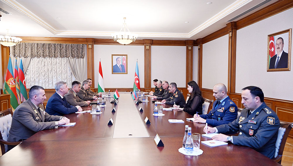 Azerbaijan, Hungary discuss development of military cooperation (VIDEO)