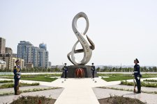 Belarusian prime minister visits Victory Park in Azerbaijan's Baku (PHOTO)