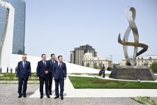 Belarusian prime minister visits Victory Park in Azerbaijan's Baku (PHOTO)