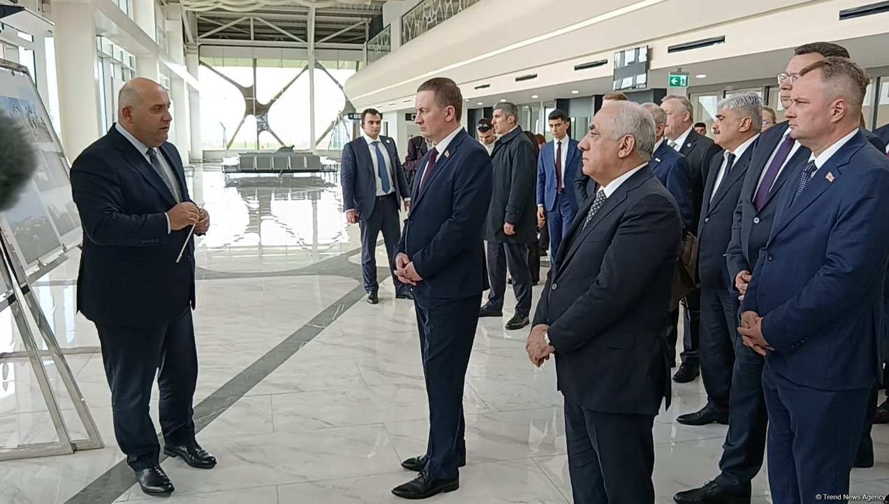 Belarusian prime minister arrives in Azerbaijan's Fuzuli (PHOTO)