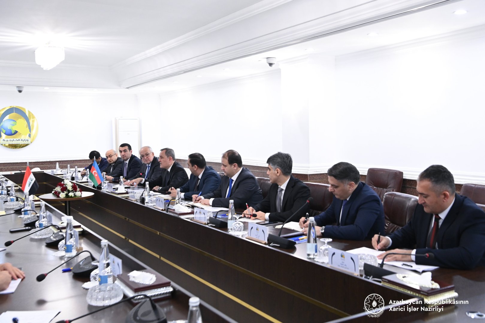 Azerbaijani, Iraqi foreign ministers hold expanded meeting (PHOTO)