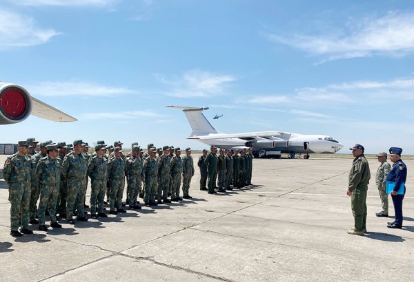 Azerbaijani servicemen go through drill review for Anatolian Phoenix-2025 exercise