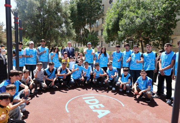 Another renovated courtyard under "Our Courtyard" Project opened for residents' use in Shirvan (PHOTO)