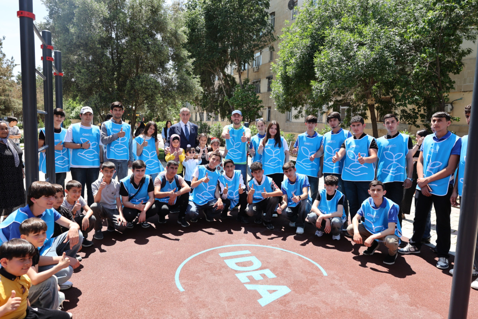 Another renovated courtyard under "Our Courtyard" Project opened for residents' use in Shirvan (PHOTO)