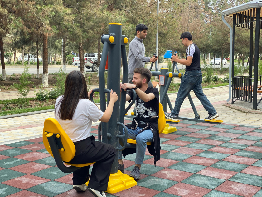 Another renovated courtyard under "Our Courtyard" Project opened for residents' use in Shirvan (PHOTO)