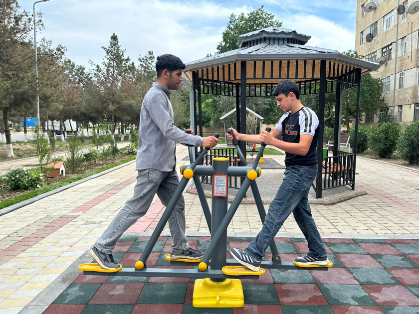 Another renovated courtyard under "Our Courtyard" Project opened for residents' use in Shirvan (PHOTO)