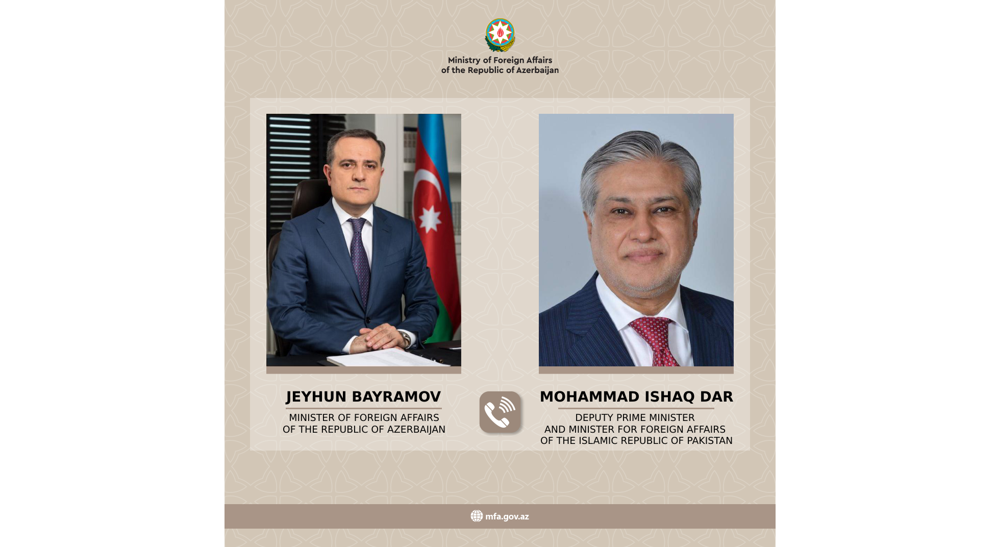 Azerbaijani FM discusses growing tensions between Islamabad and New Delhi with his Pakistani counterpart