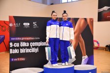 Winners of 9th National Aerobic Gymnastics and Baku Championships awarded (PHOTO)