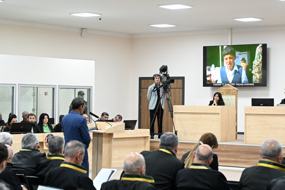 Trial of Armenian individuals accused of war crimes and crimes against humanity continues (PHOTO)