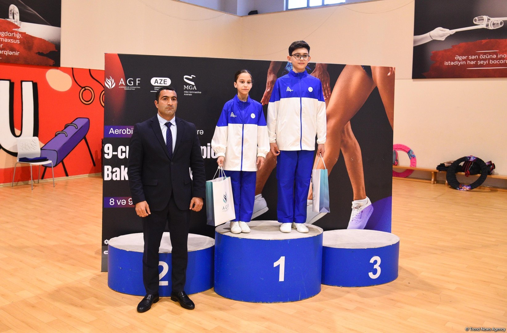 Winners of 9th National Aerobic Gymnastics and Baku Championships awarded (PHOTO)