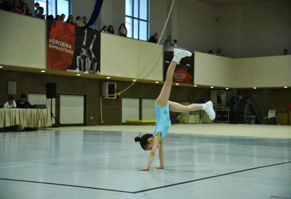 Azerbaijan hosts second day of National Aerobic Gymnastics and Baku Championships (PHOTO)