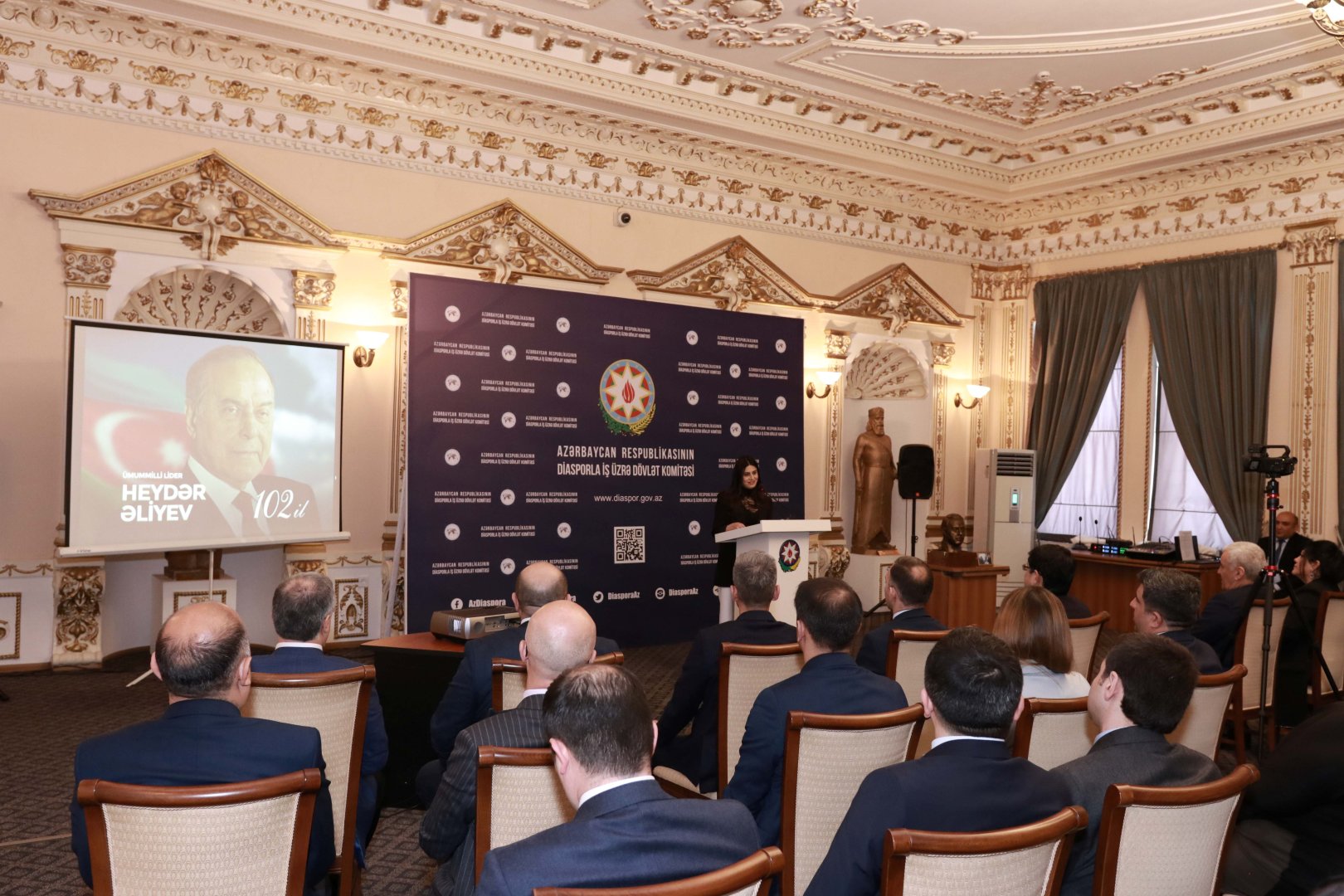 Azerbaijani diaspora committee celebrates 102nd anniversary of National Leader Heydar Aliyev's birth (PHOTO)