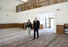 President Ilham Aliyev, First Lady Mehriban Aliyeva attend inauguration of Dashalti village mosque in Shusha district (PHOTO)