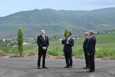 President Ilham Aliyev attends opening of livestock complex in Khojaly’s Khanabad village (PHOTO)