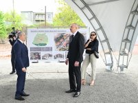 President Ilham Aliyev, First Lady Mehriban Aliyeva attend foundation laying ceremony of fourth residential complex in Shusha (PHOTO)