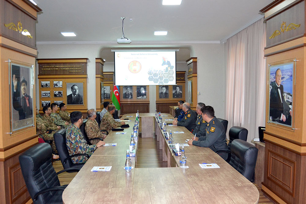 Pakistani delegation visits Azerbaijan National Defense University (PHOTO/VIDEO)