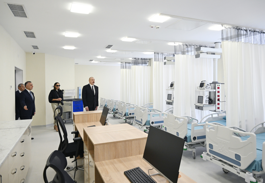 President Ilham Aliyev, First Lady Mehriban Aliyeva attend opening of Shusha Wellness and Health Center (PHOTO)