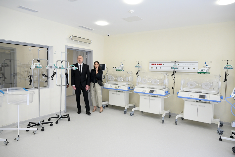 President Ilham Aliyev, First Lady Mehriban Aliyeva attend opening of Shusha Wellness and Health Center (PHOTO)