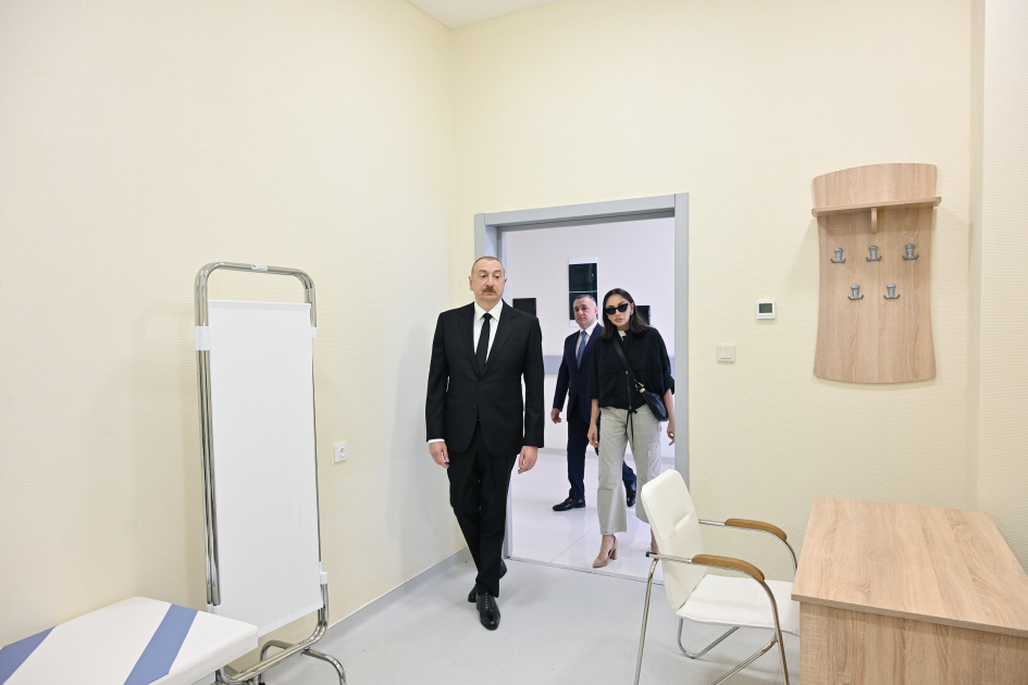President Ilham Aliyev, First Lady Mehriban Aliyeva attend opening of Shusha Wellness and Health Center (PHOTO)